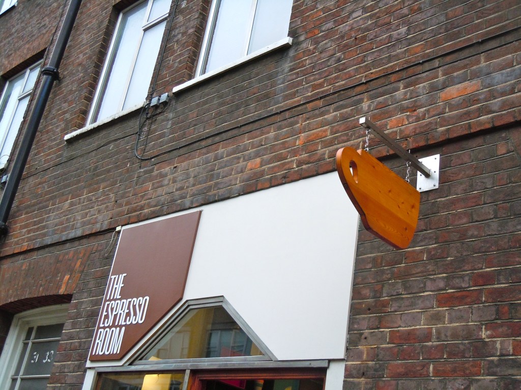 London's smallest cafe. Great Ormond Street.