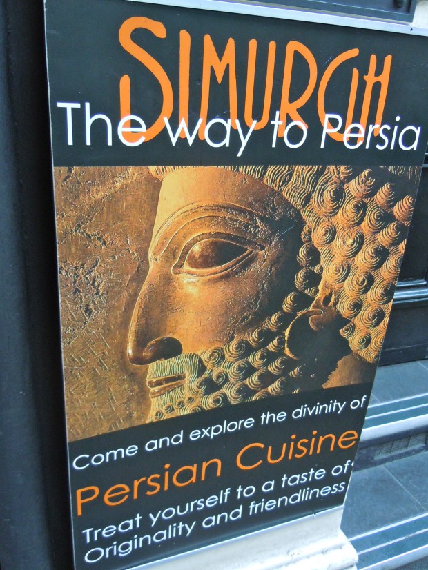 The divinity of Persian cuisine, Covent Garden, London.