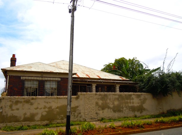 The 'ghost house' - one of the three buildings to survive the bulldozing of Sophiatown.