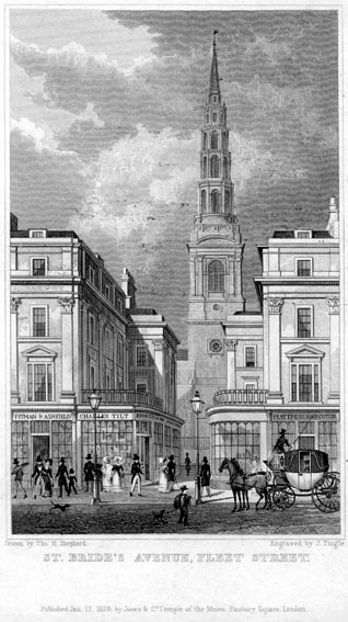 St Bride's Church, Fleet Street