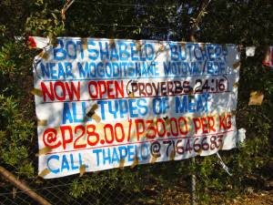 In Gaborone, Botswana.